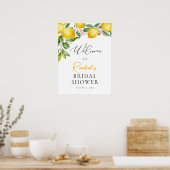 Mediterraan Citrus Citrus Vrijgezellenfeest Welkom Poster (Keuken)