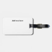 Mediterraan Corsica Frankrijk Elegante Waterverf Bagagelabel (Achterkant horizontaal)