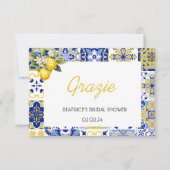 Mediterraan dat is een meer Italiaanse dank u Kaart (Voorkant)