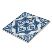 mediterraan decoratief patroon tegeltje (Zijkant)