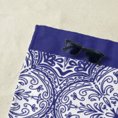 mediterraan diep kobalt strandlaken (In situ)