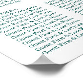 Mediterraan Grieks bruiloft Poster (Hoek)