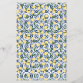 Mediterraan I Spy Bruiloft Receptie Spel Kaart (Achterkant)