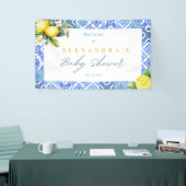 Mediterraan Italiaans Citroen Baby shower Banner (Beurs)