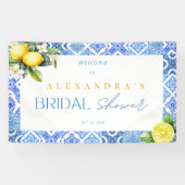 Mediterraan Italiaans Citroen Vrijgezellenfeest Ba Spandoek (Horizontaal)