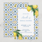 Mediterraan Italiaans citroen Vrijgezellenfeest Kaart (Voorkant / Achterkant)