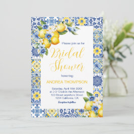 Mediterraan Italiaans Tegel & Citroen vrijgezellen Kaart