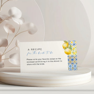 Mediterraan Italiaans Tegels Recept Verzoek Informatiekaartje