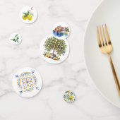 Mediterraan Italiaans thema Trouwtafel Confetti (Groep)