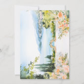 Mediterraan Italië Amalfi Vespa Vrijgezellenfeest Kaart (Achterkant)