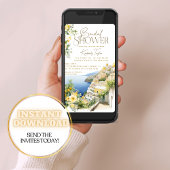 Mediterraan Italië Positano Italiaans Vrijgezellen Kaart