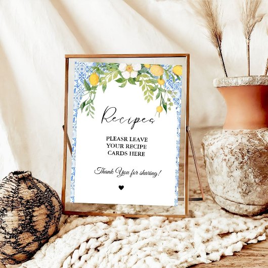 Mediterraan Laat je Recepten Vrijgezellenfeest ach Poster