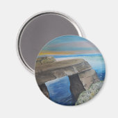 mediterraan landschap magneet (Voorkant / Achterkant)