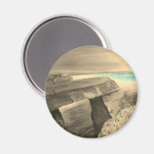 mediterraan landschap magneet (Voorkant / Achterkant)