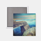 mediterraan landschap magneet (Voorkant / Achterkant)