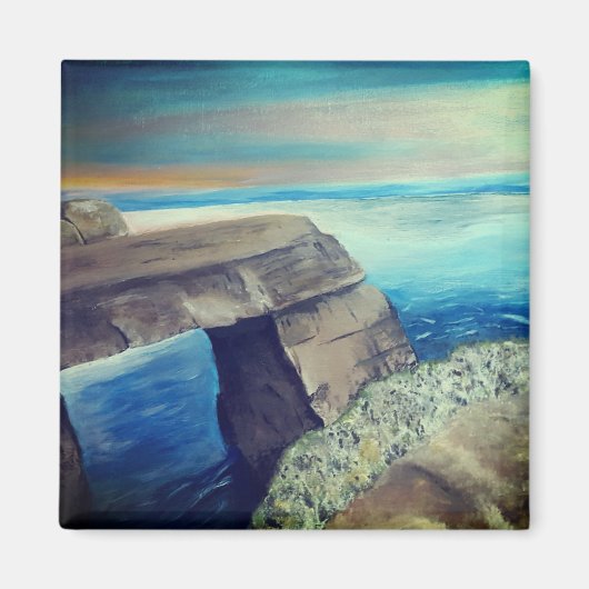 mediterraan landschap magneet (Voorkant)