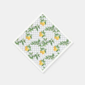 mediterraan Lemon Paper Napkin Servet (Hoek)