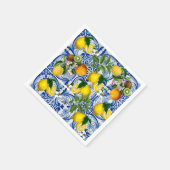 mediterraan Lemon Paper Napkin Servet (Hoek)