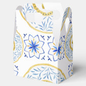 Mediterraan Lemon-thema bruiloft / Vrijgezellenfee Bedankdoosjes (Geopend)