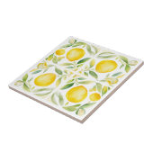 Mediterraan Lemon Toscane Design Tegeltje (Zijkant)