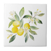Mediterraan Lemon Toscane Design Tegeltje (Voorkant)