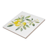 Mediterraan Lemon Toscane Design Tegeltje (Zijkant)