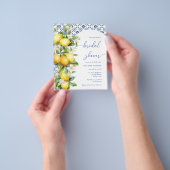 Mediterraan Main Squeeze Citroen Vrijgezellenfeest Flyer (Hand)