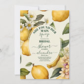 Mediterraan Main Squeze Citroen Vrijgezellenfeest Kaart (Voorkant)