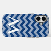 Mediterraan Marokkaans Moods Chevrons met Monogram Case-Mate iPhone Case (Achterkant (horizontaal))