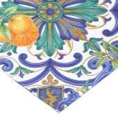 Mediterraan mozaïek citroenfruit medium tafelloper (Hoek)