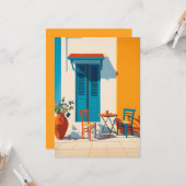 Mediterraan ochtendterras Bliss Kaart (Voorkant / Achterkant in situ)