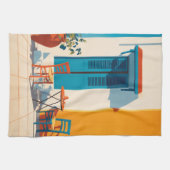 Mediterraan ochtendterras Bliss Theedoek (Horizontaal)