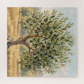 Mediterraan olijfboomlandschap legpuzzel (Horizontaal)