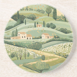 mediterraan Onderzetter van zandsteen