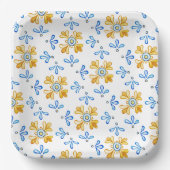 Mediterraan papieren bordje (Voorkant)