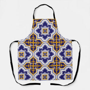 Mediterraan patroon keukenschort schort