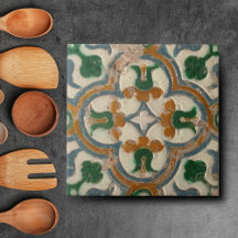 Mediterraan Portugees bloemenazulejos tegels