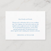 Mediterraan tegel patroon Dank u Plaatskaartje (Achterkant)