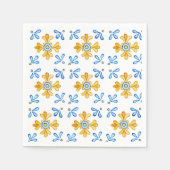 Mediterraan Tegel Servetten (Voorkant)