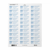 Mediterraan tegelpatroon etiket (Full Sheet)