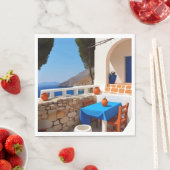 Mediterraan Terras Uitzicht Servet (Insitu)