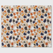 Mediterraan Terrazzo Abstract Ontwerp Cadeaupapier (Vlak)