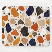 Mediterraan Terrazzo Abstract Ontwerp Muismat (Voorkant)