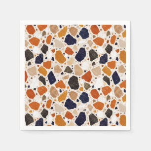 Mediterraan Terrazzo Abstract Ontwerp Servet