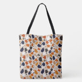 Mediterraan Terrazzo Abstract Ontwerp Tote Bag (Achterkant)