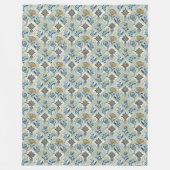  mediterraan traditioneel geometrisch ontwerp fleece deken (Voorkant)