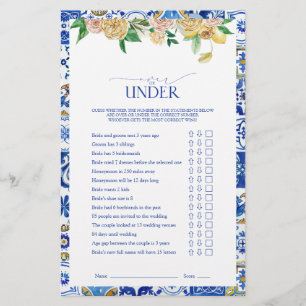 Mediterraan Vrijgezellenfeest boven of onder spel