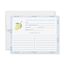 Mediterraan Vrijgezellenfeest Recept Kaart