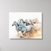 mediterraan water op zonsondergang canvas afdruk (Voorkant)