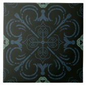 Mediterraan Zee Foam Blue - home decor accent Tegeltje (Voorkant)